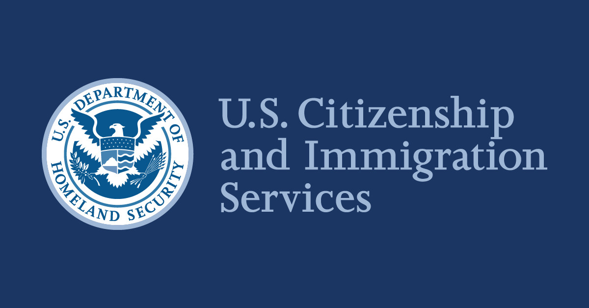 Logotipo del Servicio de Ciudadanía e Inmigración de EE.UU.